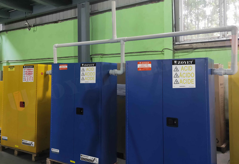 易燃易爆化學品儲存柜怎么選擇?(圖1) 易燃易爆化學品柜